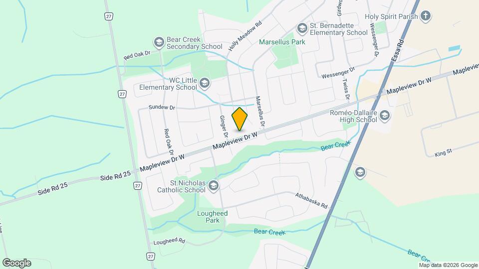 500 Mapleview Dr W Map and Location Details