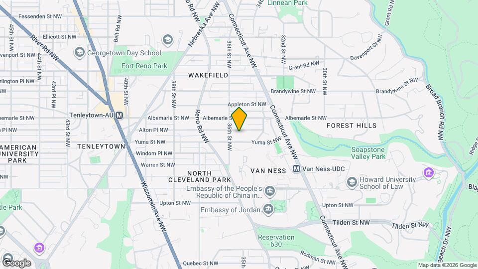 3560 Alton Pl NW Map and Location Details