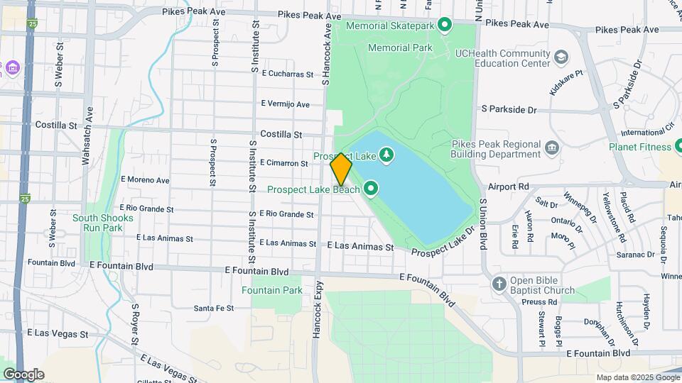 1126 E Moreno Ave-Unit -1/2 Map and Location Details