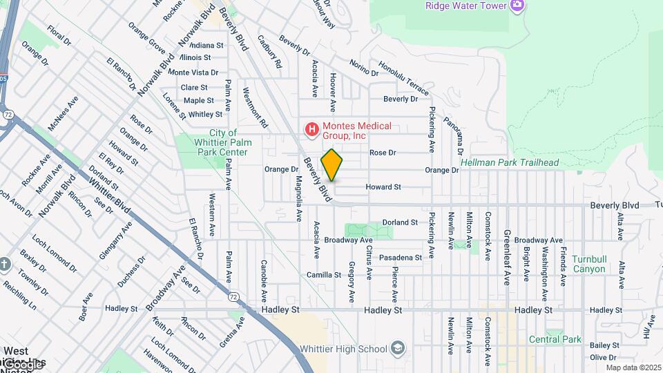 12035 Beverly Blvd Map and Location Details