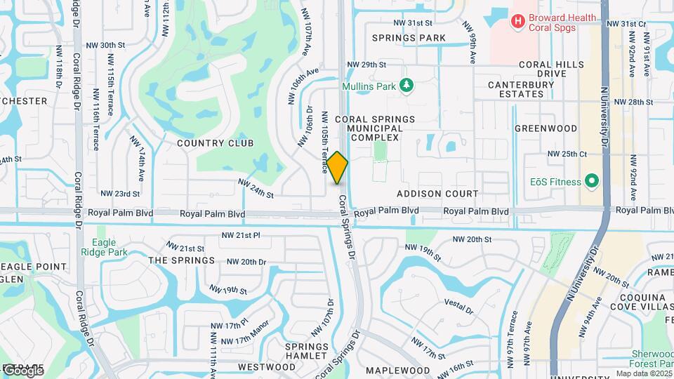 2392 Coral Springs Dr, Unit 2392 Mapa y Detalles de la Ubicación