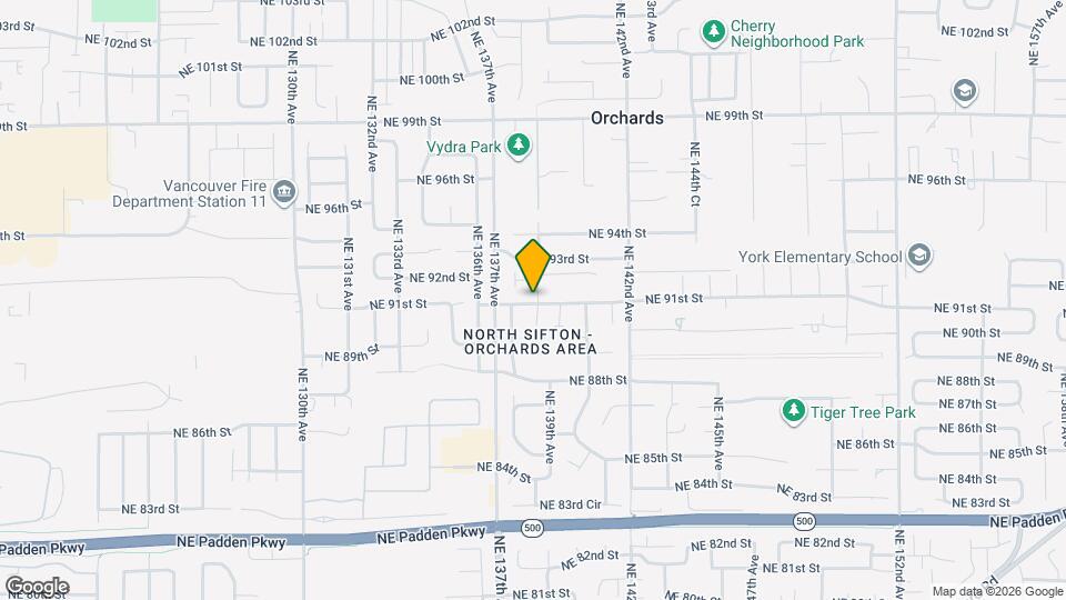 8313 NE 134th Pl Map and Location Details