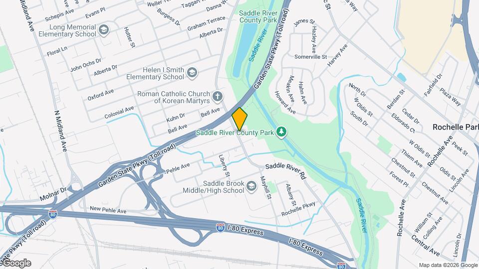 522 Saddle River Rd, Unit Fl 1 Apt 1 Map and Location Details