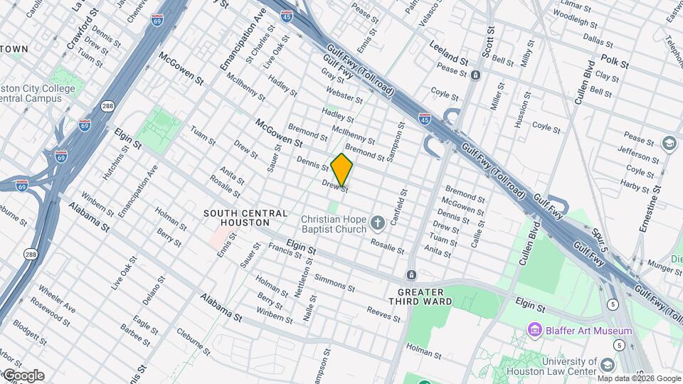 2802 Tierwester St Map and Location Details