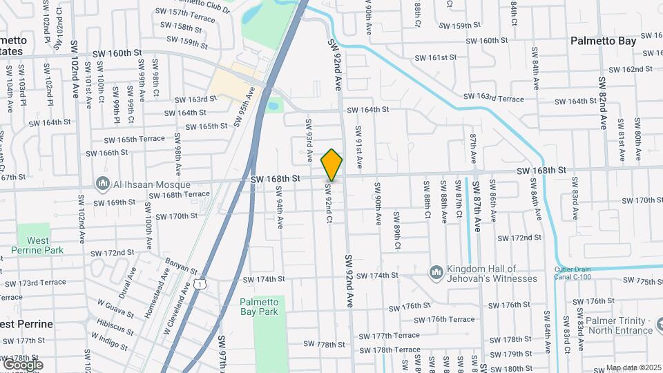 16891 SW 92nd Ct Map and Location Details