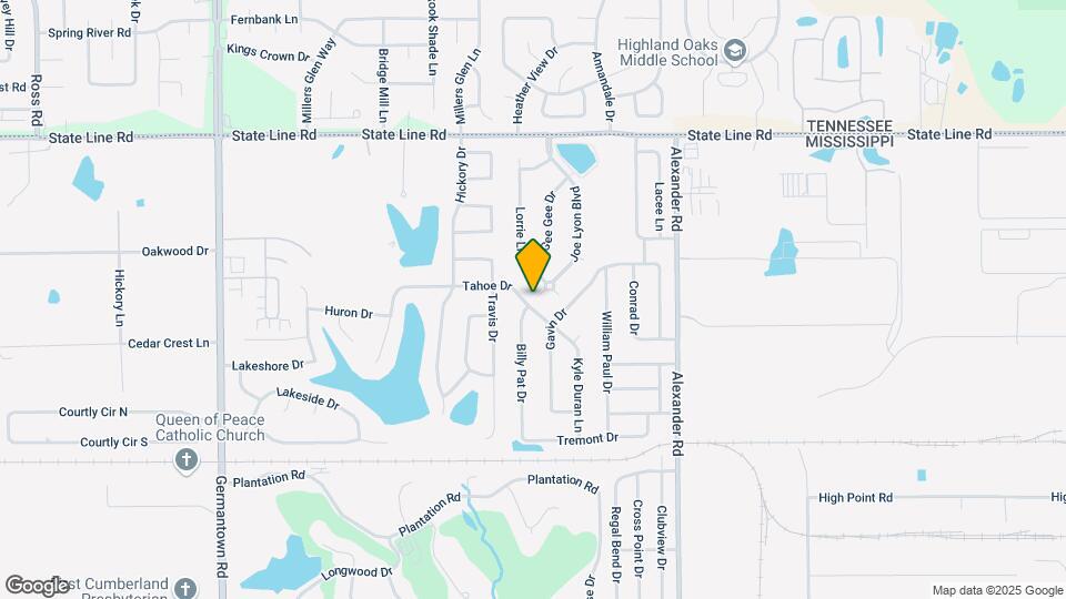9150 Tahoe Dr Map and Location Details