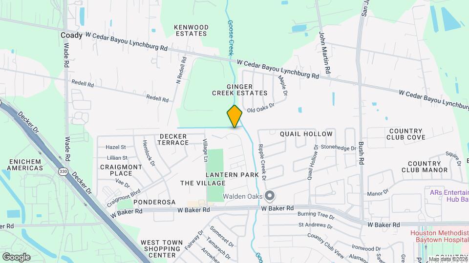 3400 Coachman Dr Map and Location Details