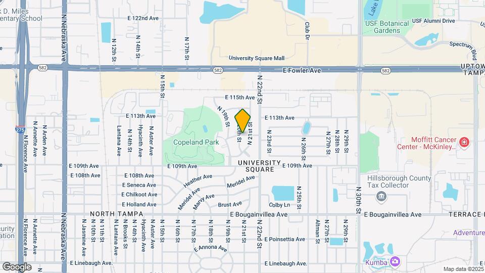 10911 N 20th St Map and Location Details
