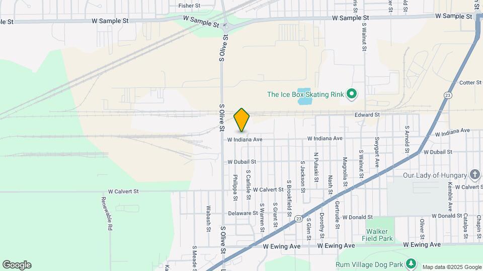 2211 W Indiana Ave Map and Location Details