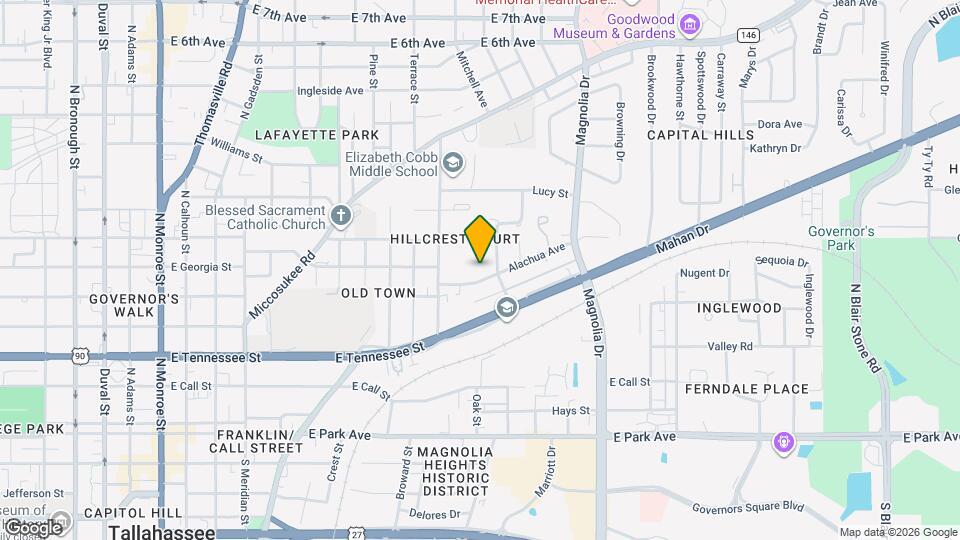 948 Alachua Ave Map and Location Details
