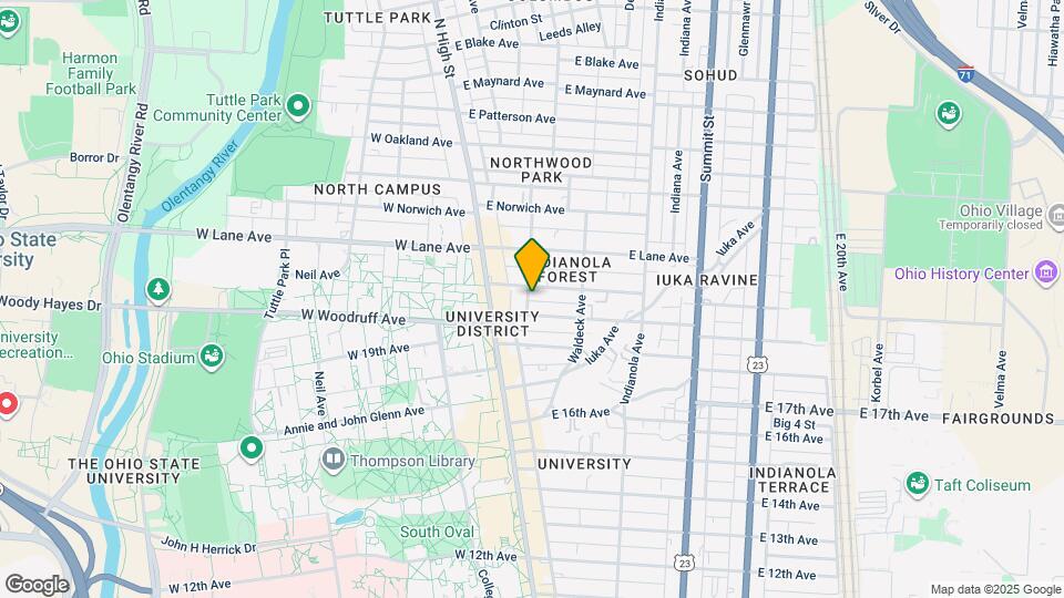 2060 Tuller St Map and Location Details