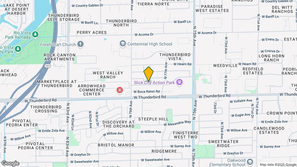 13918 N 78th Ave Map and Location Details