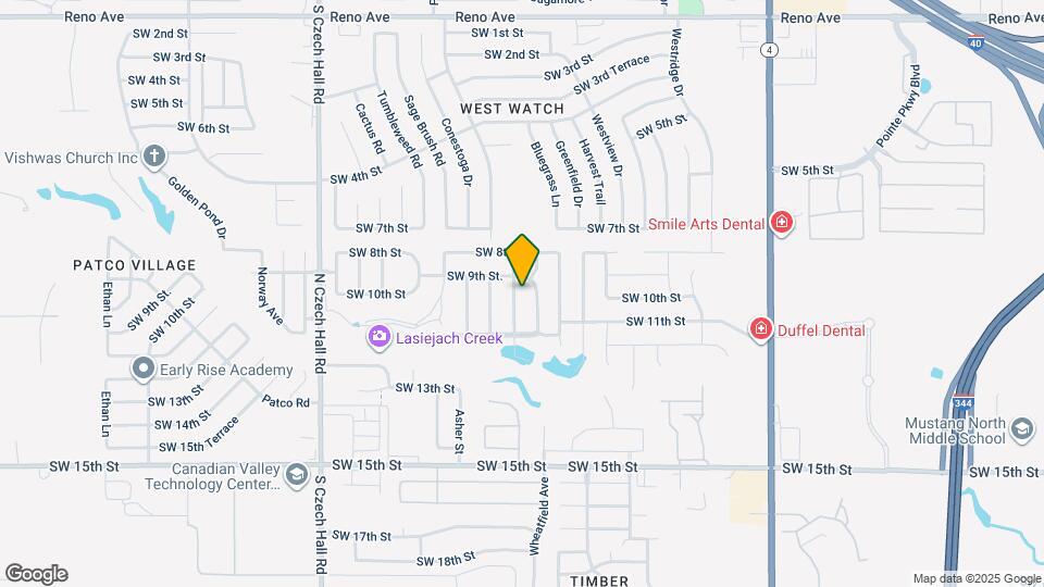 1008 Hickory Creek Dr Map and Location Details