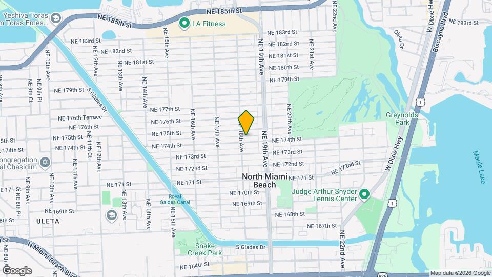 1815 NE 174th St Map and Location Details