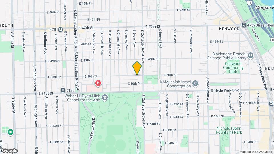 737 E 50th St Map and Location Details