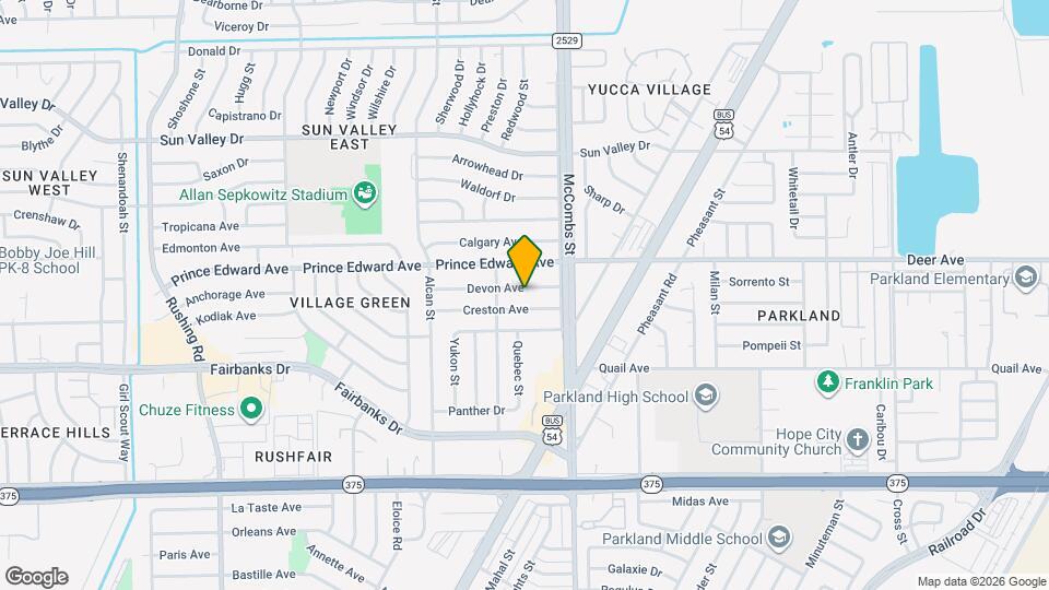5716 Devon Ave Map and Location Details