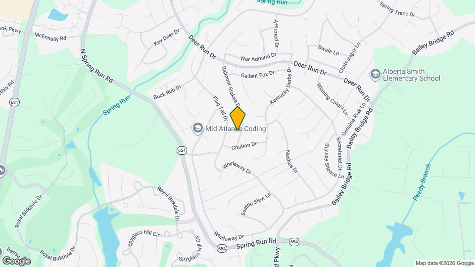 7906 Belmont Stakes Dr Map and Location Details