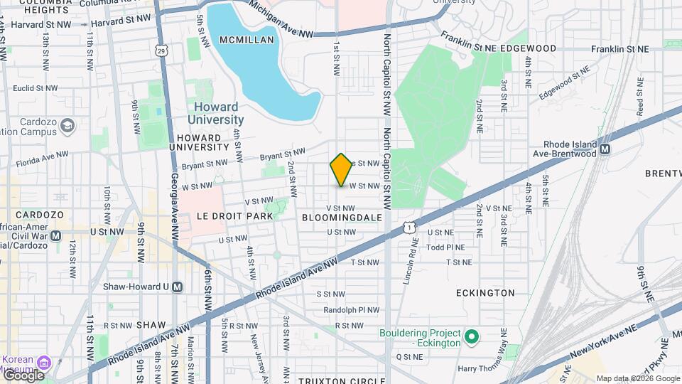 2129 1st St NW 3, Unit 3 Map and Location Details