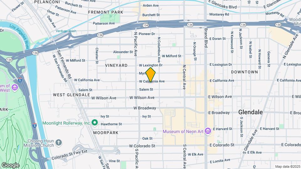 428 W California Ave Mapa y Detalles de la Ubicación