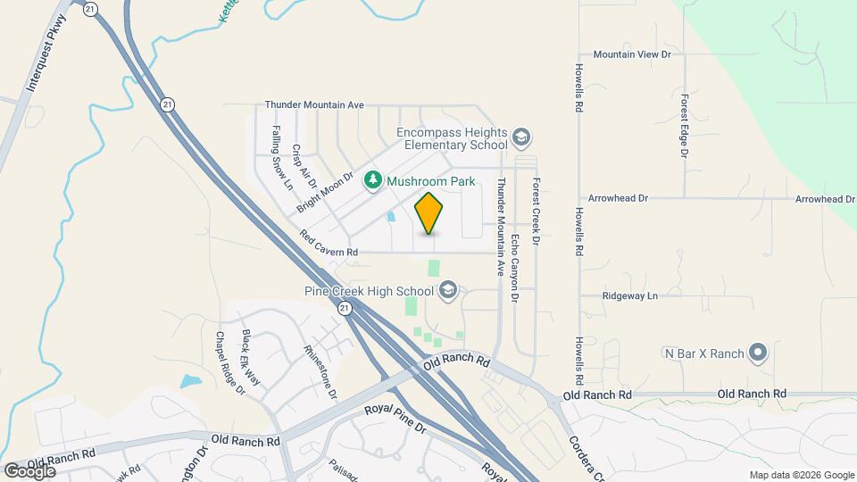 10814 Warm Sunshine Dr Map and Location Details