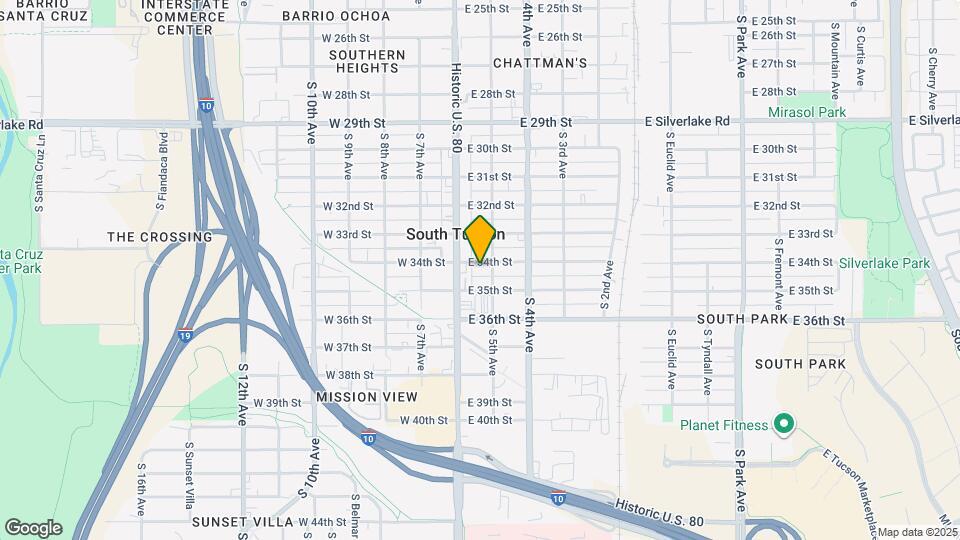 132 E 34th St Map and Location Details