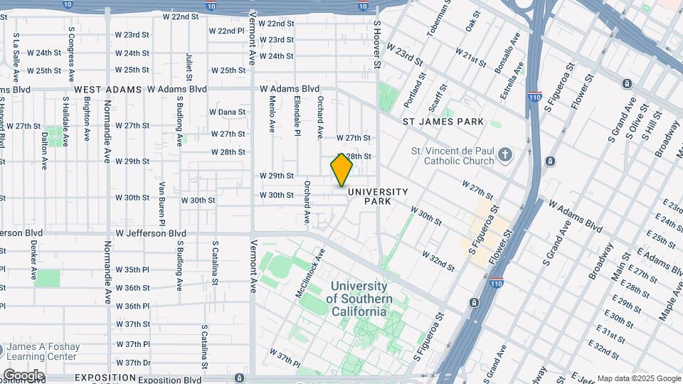 1083 W 30th St Map and Location Details