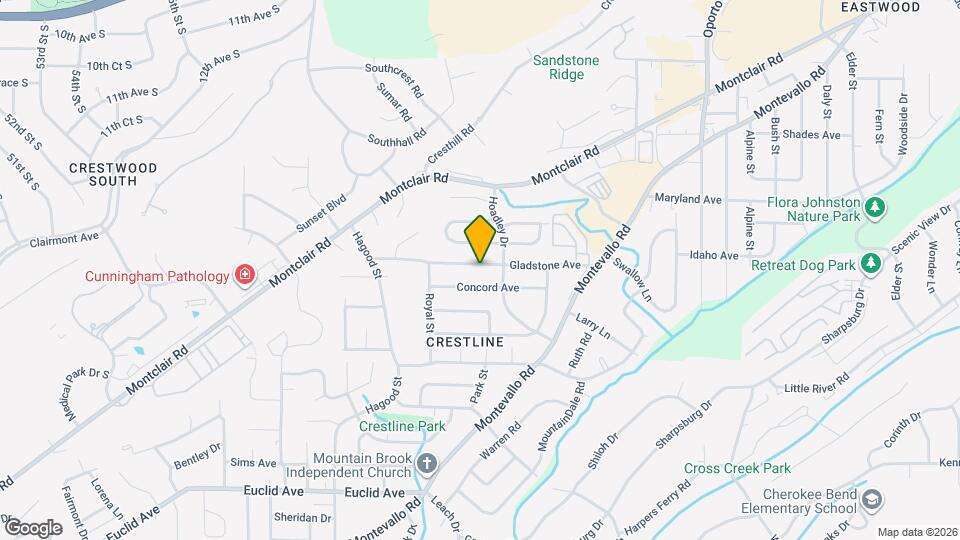 1217 Gladstone Ave Map and Location Details