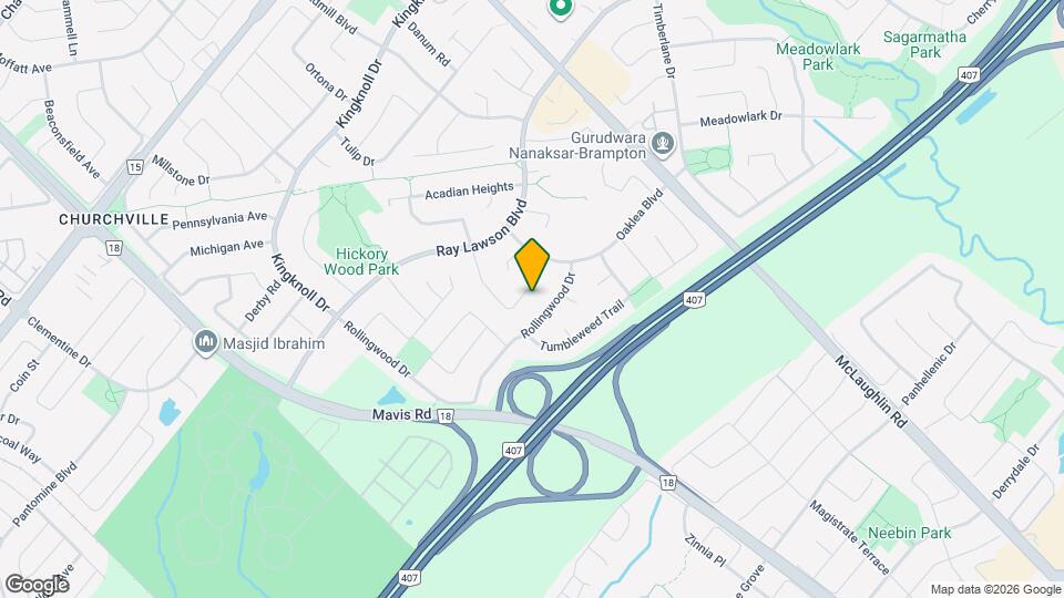 89 Woodsend Run Map and Location Details