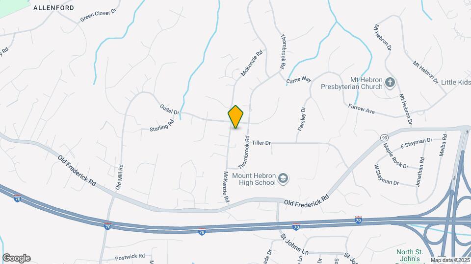 2505 McKenzie Rd Map and Location Details