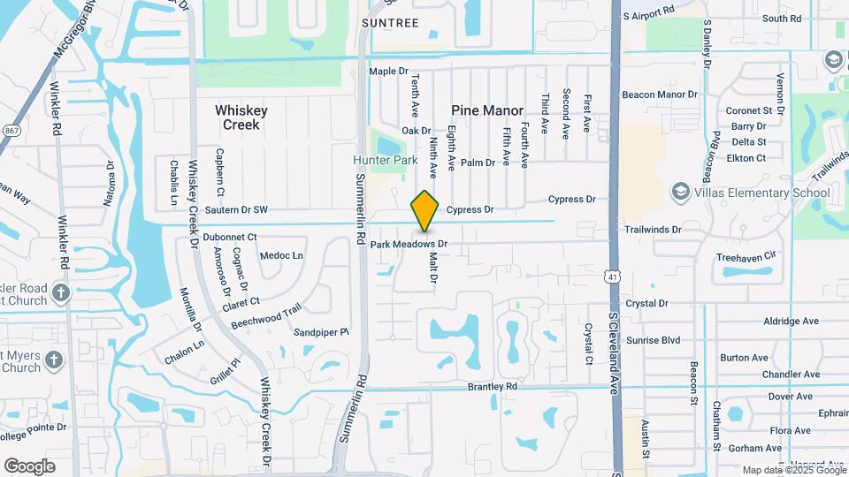 1607 Park Meadows Dr Map and Location Details