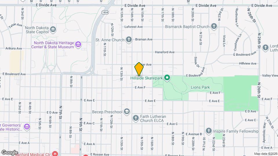 1024 N 15th St Map and Location Details