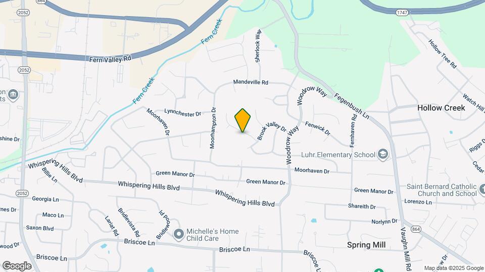 6800 Brook Terrace Dr Map and Location Details