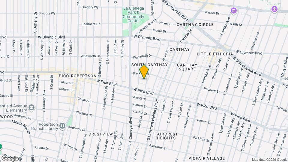 1227 1/2 S Orlando Ave, Unit 1227 .5 Mapa y Detalles de la Ubicación