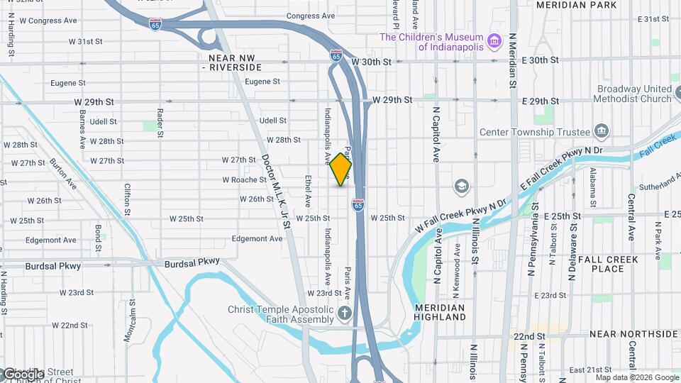 451 W 26th St Map and Location Details