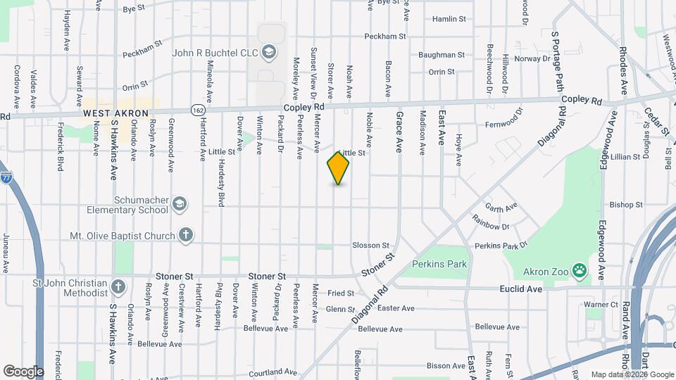 801 Storer Ave Map and Location Details