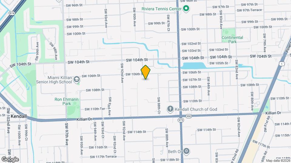 10645 SW 89th Ct Map and Location Details