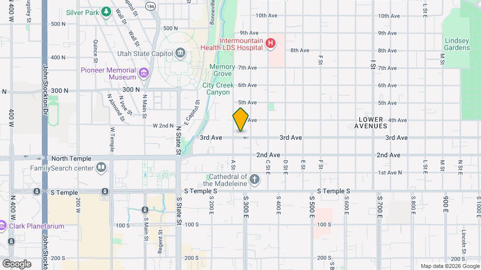 217 E 3rd Ave Mapa y Detalles de la Ubicación