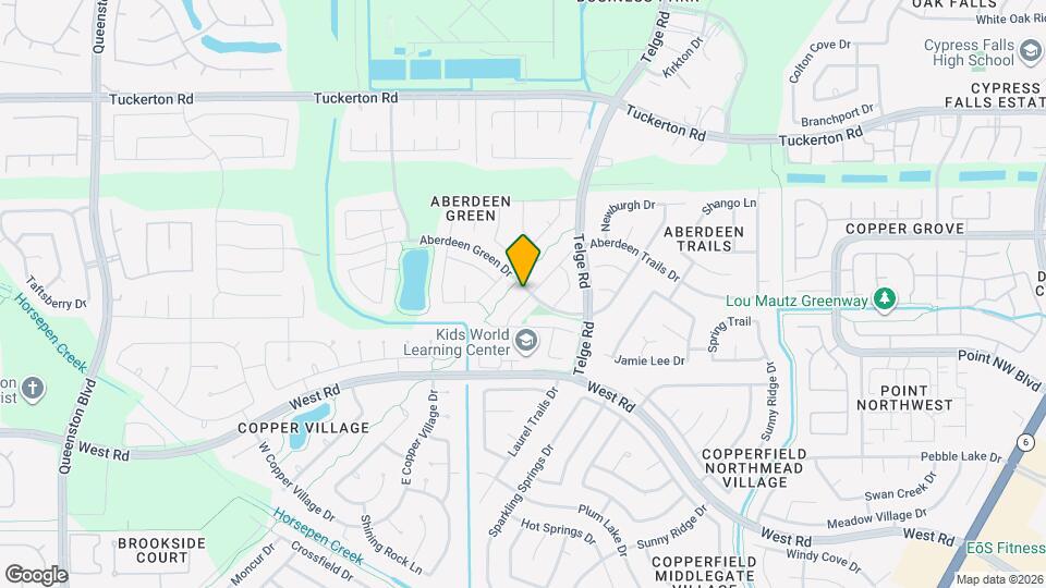 8831 Aberdeen Oaks Dr Map and Location Details