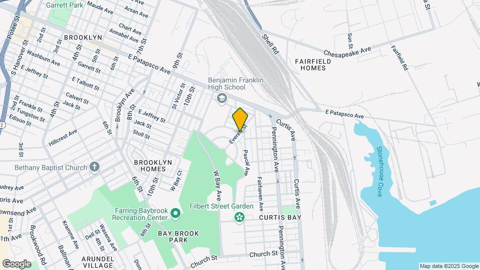 3709 Everett St Map and Location Details