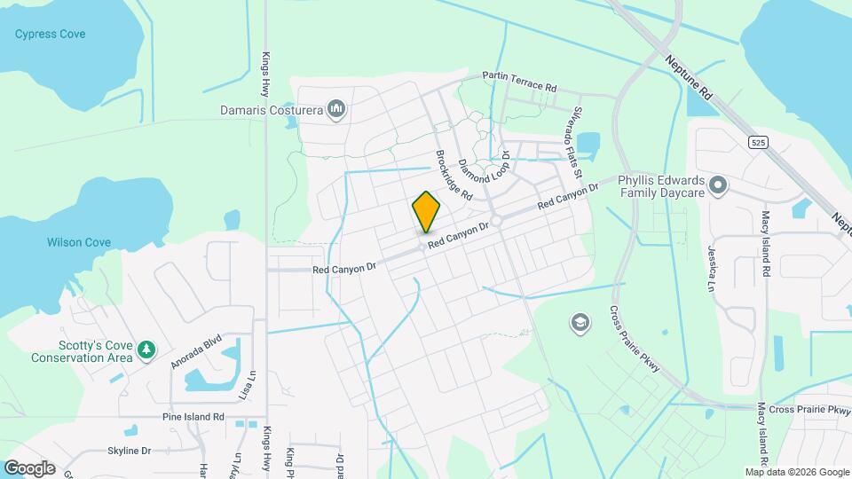 1820 Red Canyon Dr Map and Location Details