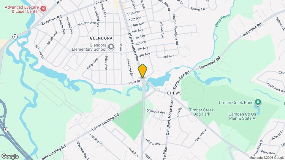 117 N Black Horse Pike Mapa y Detalles de la Ubicación