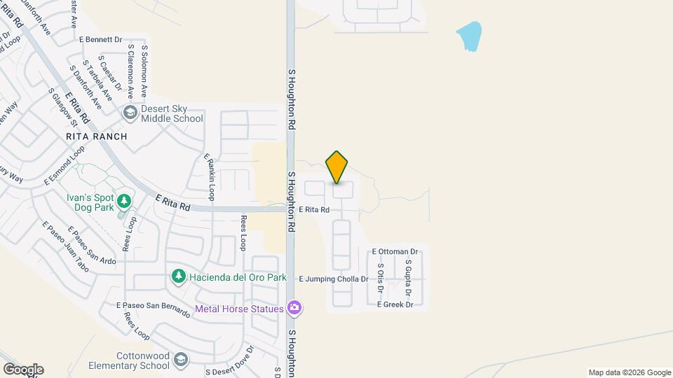 10434 E Rita Ranch Crossing Cir Map and Location Details