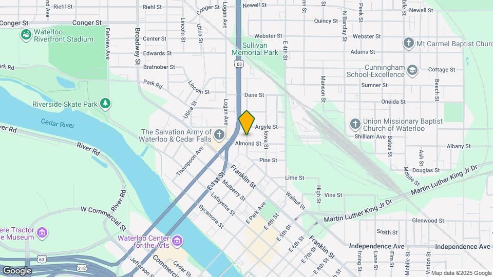 206 Clay St Map and Location Details