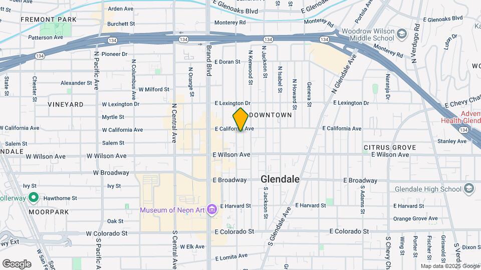 236 N Louise St, Unit 109 Mapa y Detalles de la Ubicación