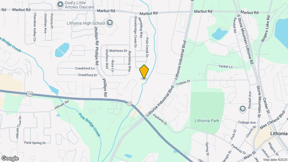 6749 Pole Creek Dr Map and Location Details