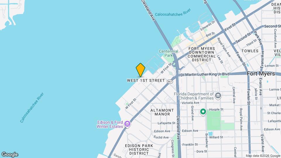 1925 Clifford St Map and Location Details