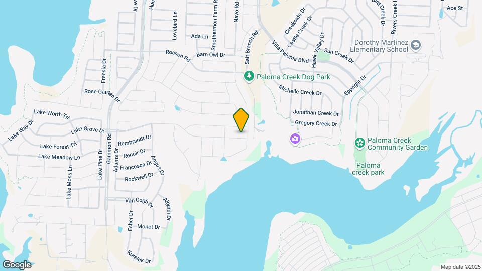 1829 Lake Grove Dr Mapa y Detalles de la Ubicación