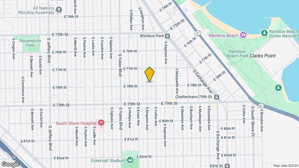 2540 E 78th St Map and Location Details