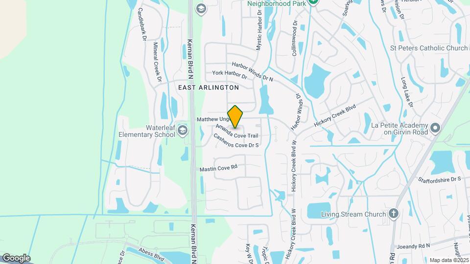 12341 Amanda Cove Trail Mapa y Detalles de la Ubicación