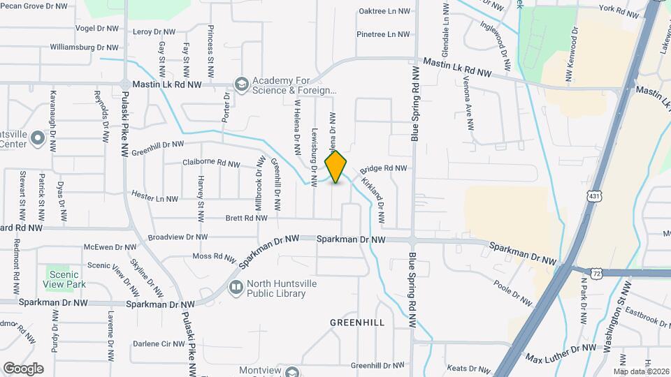 3110 Doner Cir NW Map and Location Details